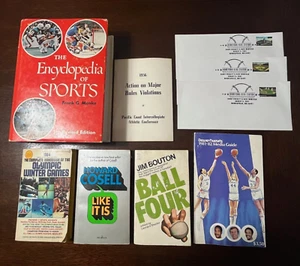 Sports Books Vntg Lot of 6 Paperback & Hardback Variety  - Picture 1 of 19