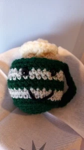 Cute Handmade Crochet Christmas Cup Decoration With Whipped Cream G6 - Picture 1 of 4