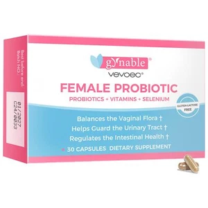 Vevoec Gynable Vaginal Probiotics for Women 5 Billion CFU Probiotics 5 Unique - Picture 1 of 6