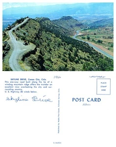 Skyline Drive, Canon City, Colorado Vintage Chrom PC - Bild 1 von 1
