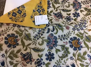 Pottery Barn Bette Printed Reversible Throw Pillow Cover 20" Yellow Multi NWT! - Picture 1 of 1
