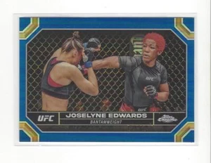 2024 Topps cromo UFC azul refractores #99 Joselyne Edwards/150 - Imagen 1 de 1