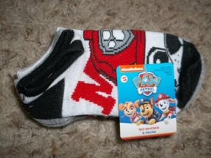 NWT 5 Pair PAW PATROL Nickelodeon No Show Socks Size 6 - 6 1/2 - Picture 1 of 2
