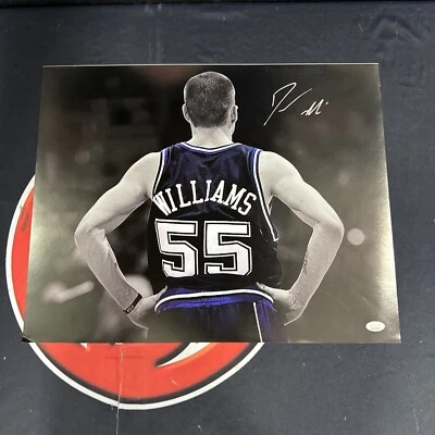 Foto autografiada por Jason Williams de Sacramento Kings 16x20 certificado de autenticidad JSA Foto 1 de 3