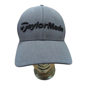 TaylorMade Golf Hat Cap Gray Adjustable One Size Polyester Spandex - Picture 1 of 7