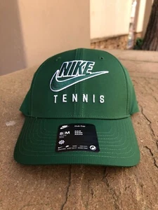 Nike Tennis Club Hat Cap Strapback Dri-Fit Structured Gorge Green NKTN Adult S/M - Picture 1 of 7