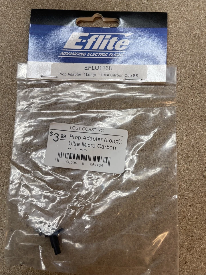 E-FLITE PART - EFLU1168 = LONG PROP ADAPTER: UMX CARBON CUB SS - Image 1 of 1