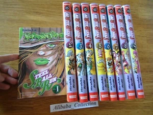 Lot Manga Steel Ball Run 1 2 3 4 5 6 7 8 9 Hirohiko Araki Shonen Tonkam - Picture 1 of 2