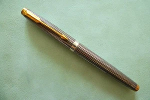 Parker 75 sterling silver fountain pen 14K gold XF (extra fine) nib made in USA - Picture 1 of 10