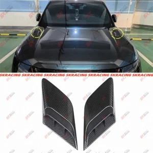 Replace DRY Carbon Hood Scoop Air Inlet Vent For Land Rover Range Rover Sport - Picture 1 of 14