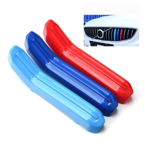 For Volvo XC40 2019-2022 3-Color Front Center Mesh Grille Grill Strip Trim Clips - Picture 1 of 7