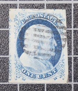 Scott 9 1 Cent Franklin Used PSE Cert Grade 95 SCV $525.00 - Picture 1 of 3