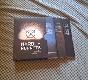 RARE Complete Series MARBLE HORNETS All 3 Seasons DVD Box Set Case Cracked