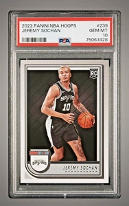 Jeremy Sochan 2022-23 NBA Hoops 239 Spurs Rookie RC PSA 10 LOW POP! 🙂 🙂 🙂 - Bild 1 von 2