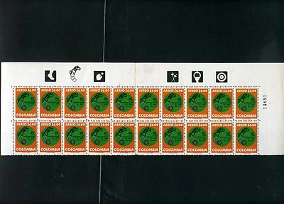 CENTRAL AMERICAN AND CARIBEAN GAMES, 13th MEDELLIN, COLOMBIA +LABELS # 1978   - Image 1 of 2