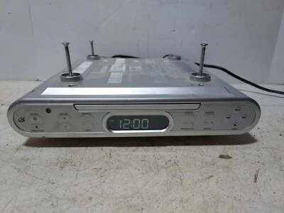 GPX MP3-Ready Under Cabinet CD/Radio KC232S CD Player Kitchen Radio Clock - Image 1 of 4