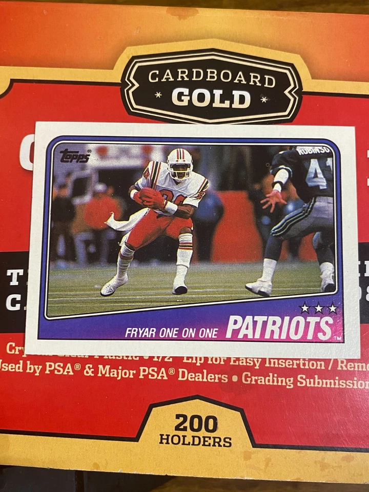 1988 Topps #175 IRVING FRYAR Centered Sharp | Patriots Team Leaders V441 - Image 1 of 2