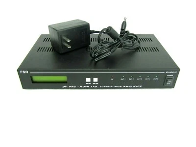 FSR DV-HDA-15 DV Pro 36 Bit Color HDMI 1x5 Distribution Amplifier 1080P @ 60Hz - Image 1 of 2