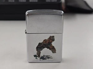 Vintage Zippo Cigarette Lighter. Missing Paint On Chrome Lighter. USA - Picture 1 of 12