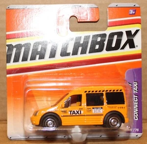 Matchbox Ford Transit Connect New York Taxi Cab nice card - Picture 1 of 1