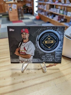 2023 Topps Update ALBERT PUJOLS Cardinals 2009 MVP Commemorative Medallion - Image 1 of 2
