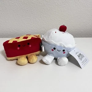 Hallmark Better Together Cherry Pie and Ice Cream Magnetic Plush Pair Set w/ TAG - Picture 1 of 11