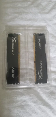 Kingston HyperX Fury 16GB Kit (2x8GB) 1333MHz DDR3 CL9 DIMM (HX313C9FBK2/16) - Image 1 of 2
