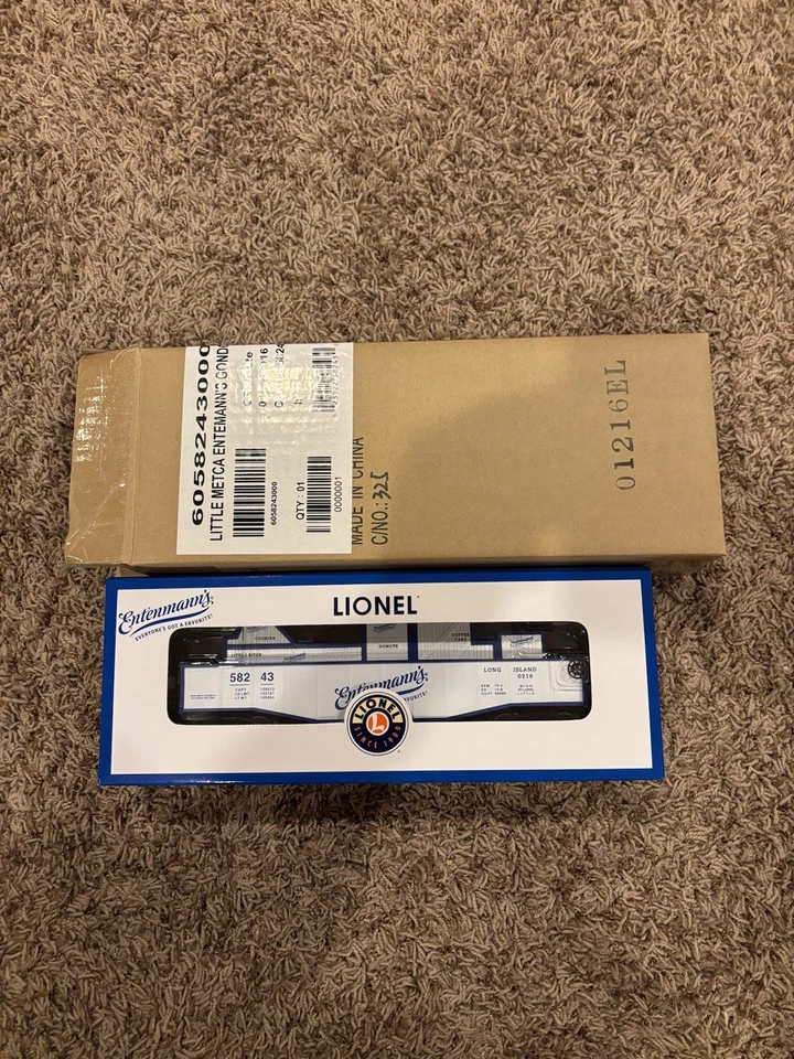 LIONEL 6-58243 ENTENMANN'S GONDOLA CAR 2016 LONG ISLAND-NIB - Image 1 of 1