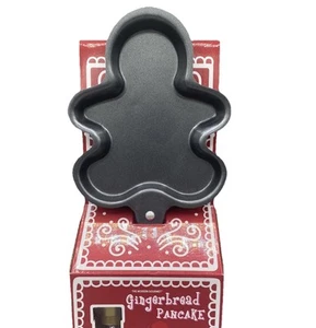 Gingerbread Man Pancake Pan Set The Modern Gourmet (Pan, Mix & Syrup) NEW *Read* - Picture 1 of 7