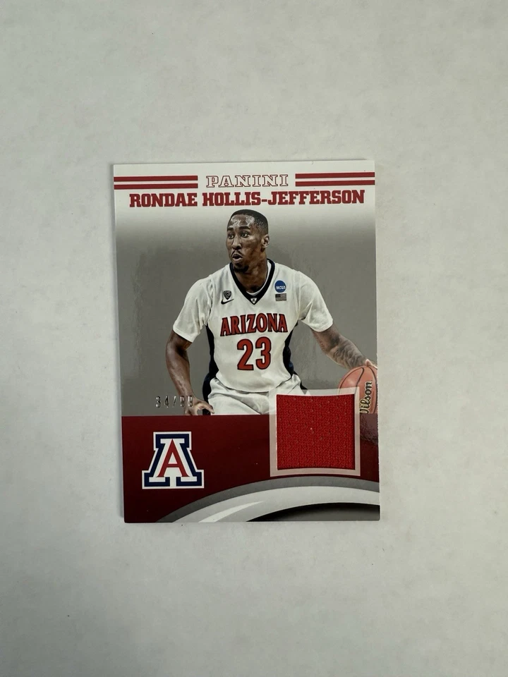 2016 Panini Collegiate Arizona Jersey Silver Rondae Hollis-Jefferson 34/99 - Image 1 of 3