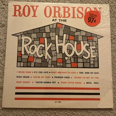 Roy Orbison  At The Rock House 1961 Original Press EX Vinyl Sun LP 1260 Shrink - Image 1 of 4