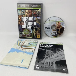 Grand Theft Auto 4 GTA IV - Xbox 360 + Mappa Ricondizionato Completo CIB Testato - Foto 1 di 2