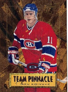 1996-97 Pinnacle Team Pinnacle #10 Saku Koivu (Dufex) /Eric Daze - Picture 1 of 2
