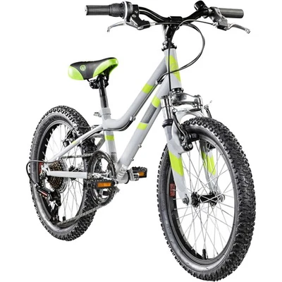 Galano GA20 Kinderfahrrad 18" Jungen Mädchen Kinderrad Galano 7s grau/grün 22 cm - Bild 1 von 4