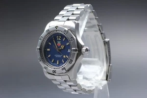 [CASI COMO NUEVO] TAG Heuer Professional 2000 WK1313 esfera azul cuarzo reloj para mujer - Imagen 1 de 11