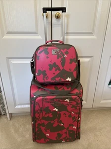 Roxy Quicksilver Women's Travel Luggage Set Cabin bag Suitcase & Carry On Vanity - Picture 1 of 11