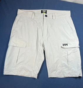 Helly Hansen QUICK DRY CARGO SAILING SHORT bianco uomo 37 barca elasticizzato 11" QD - Foto 1 di 23