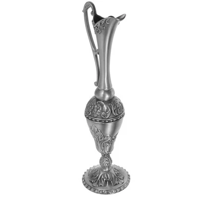  Stile europeo barattolo di acqua sacra placcata in argento con splendidi motivi - Immagine 1 di 4