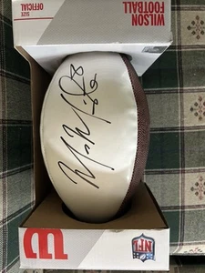 Logotipo de la NFL Philadelphia Eagles Firmado MARCUS MARIOTA AUTOGRAFIADO AUTO - Imagen 1 de 4