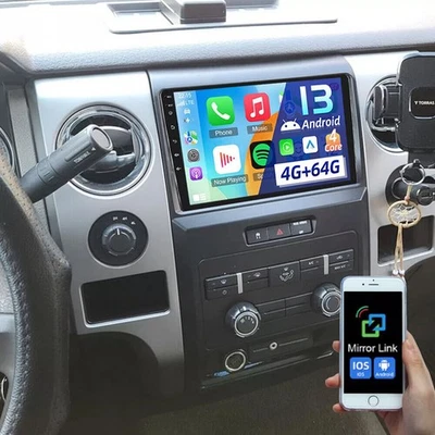 RADIO ESTÉREO DE COCHE PARA FORD F150 2009-2014 F-150 ANDROID 13.0 6G+64G CARPLAY Foto 1 de 4