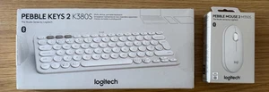 Logitech Pebble 2 Combo - Clavier K380S et souris M350S - Blanc - Neuf dans sa boîte - Photo 1/9