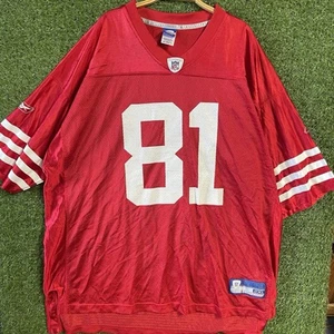 Vintage Reebok NFL San Francisco 49ers Terrell Owens 81 Jersey Mesh 2XL - Picture 1 of 4