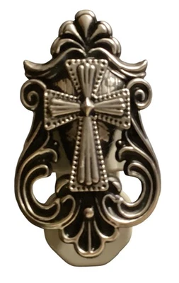 (1) Brand New Pier 1 Electric Fragrance Diffuser Silver Cross- Hard to Find! - Image 1 of 4