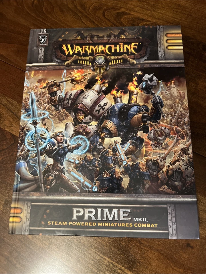Warmachine Hordes Warmachine Prime MKII livro de regras capa dura ótimo estado - Imagem 1 de 1