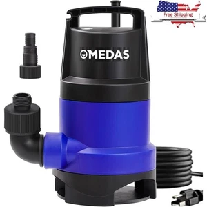 1HP 3434 GPH Sump Pump Submersible Clean/Dirty Water Pump Portable Utility Pump - Picture 1 of 9