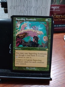 Saproling Symbiosis Retro Frame 348 Dominaria Remastered Magic The Gathering - Picture 1 of 2
