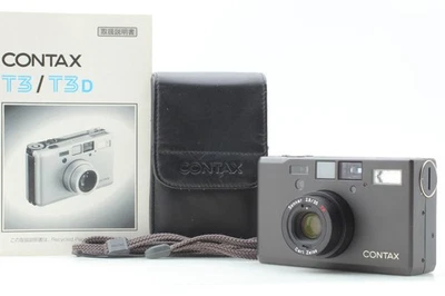 ▶️ [TOP NEUWERTIG] Contax T3 Titan Schwarz 35mm Point & Shoot Kamera Einzelzä... - Bild 1 von 4