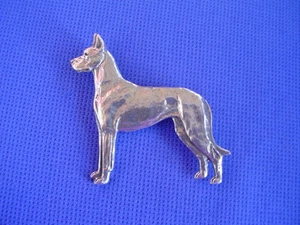 Great Dane Pin #30B Pewter Dog Jewelry by Cindy A. Conter - Picture 1 of 1