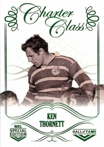 2018 PARRAMATTA EELS NRL Card KEN THORNETT Glory Charter Class - Picture 1 of 2
