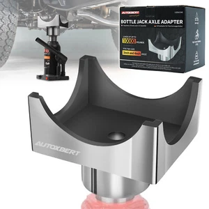 USA NEW Universal Bottle Jack Axle Adapter Lifting Saddle 3-20 Ton 3inch / 4inch - Picture 1 of 11